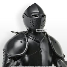 Stainless Steel Mini Duke of Burgundy Suit of Armor Medieval Knight w/ Sword BK picture