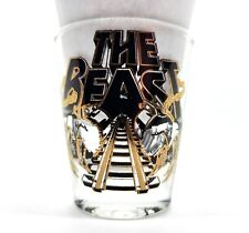Vintage King's Island 'The Beast' Rollercoaster Shot Glass Souvenir  picture