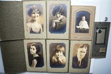 6 Antique Chicago Family Large STUNNING Individual Photos Portraits Roaring 20's picture