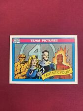 Marvel Universe Team Pictures Card #137, Fantastic Four, MCU, Impel, 1990 picture