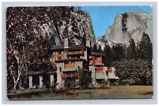Postcard CA 1954 Ahwahnee Hotel Motel Yosemite National Park California     picture