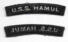 U.S. NAVY U.S.S. HAMUL SHOULDER TAB/PATCH (M/P 4600) picture