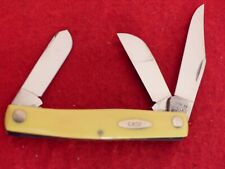 Case XX USA 33092 yellow delrin stockman 1981 knife still in wrapper picture