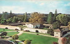 Sacramento CA California, Sutter's Fort Birds Eye View, Vintage Postcard picture