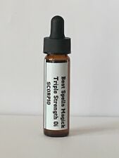 SCORPIO Conjure Oil Energy, Virility, Psychic Healing, Magick Powers, Luck picture