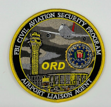 MR ALE Patch Chicago O'Hare Int'l Airport FBI Civil Aviation Security Prog. P116 picture