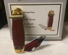 Porcelain Hinged Box Pocket Knife with Band Aid Trinket Midwest PHB NEW in Box picture