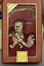 Lenox Ornament 2006 Disney Pooh's Piglet Candy Cane Christmas Ornament New Box picture
