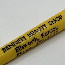 VTG Ballpoint Pen Bennett Beauty Shop Ellsworth Kansas picture