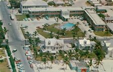 Southern Most Motel Key West Florida FL  pm 1957 South and Duval Postcard picture