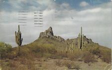 Postcard AZ Picacho Peak Between Phoenix & Tucson, Arizona Vintage picture