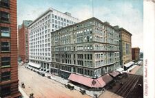 c1905 Aerial View Marshall Fields Department Store People Wagon Chicago IL P491 picture