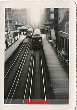 6H294 RP 1947 CHICAGO RAPID TRANSIT RAILWAY LOOP WABASH - WELLS STATION picture