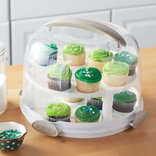Round Cake Carrier with Clear Plastic Cover, 13