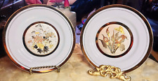 Vintage Davar Chokin 24 Gold Trim Japanese Samurai Warrior Spirit Art Plate Set picture