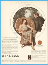1925 Real Silk Hosiery Mills Indianapolis IN Women's Correct Spring Stockings Ad picture