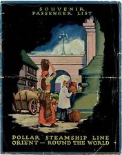 1926 Souvenir Passenger List Dollar Steamship Line, S.S. President Lincoln picture