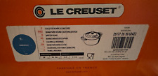 Le Creuset #26 Enameled Cast Iron Dutch Oven 5.5 qt MARSEILLE BLUE NEW IN BOX picture