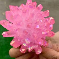315G New Find pink PhantomQuartz Crystal Cluster MineralSpecimen picture