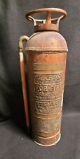 Antique AARON Brass Fire Extinguisher Stemple Fire Extinguisher Company St Louis picture