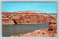 UT-Utah, Colorado River Bridge, Lake Powell, Vintage Postcard picture