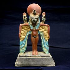 Antiquities Ancient Statue God Sekhmet Winging Unique Pharaonic Rare Egyptian BC picture
