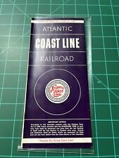 Atlantic coastline Railroad timetable picture