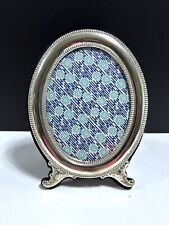 Vintage Silver Oval Picture Frame  picture