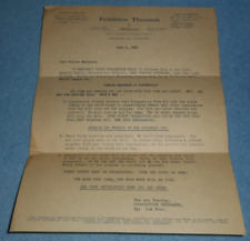 1933 Prohibition Thousands of Oklahoma Letter Emergency State Prohibition Rally picture