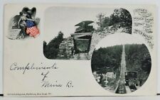 Mauch Chunk Jim Thorpe PA Scenes Along Summit Hill & Switch Back RR Postcard L17 picture