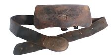 Atq 1860s US CALVARY Civil War Dingee Burnside Ammo Pouch Belt Buckle Reinactors picture