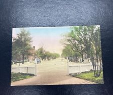 Hand Colored Postcard Duke of Gloucester Street in Williamsburg, Virginia picture