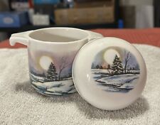 Rare & Beautiful Vintage Shaklee Corp. Bone China Candle Votive Tealight Holder  picture