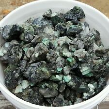 500 Carats Rough Emerald Gem Natural Unsearched Mineral Lapidary Cabb Gemstone picture