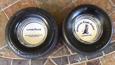 vintage pair of Goodyear Tires ashtrays American Eagle and Goodyear Aerospace picture