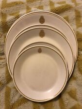 Royal Canadian Navy Dinner Plates Set Of 6 Syracuse Syralite Plates Navy Mess GD picture