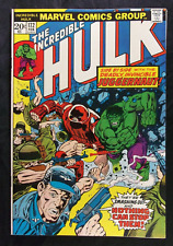 Incredible Hulk #172 VF 7.5 Juggernaut vs Hulk Trimpe Art vintage marvel 1974 picture