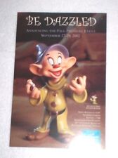 WDCC Dopey the Dwarf Bedazzled Postcard - Mint and CHEAP picture