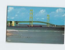 Postcard Mackinac Bridge, Michigan picture