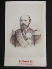 William III King of Holland CDV Portrait Albumen Print NEURDEIN Paris Guillaume  picture