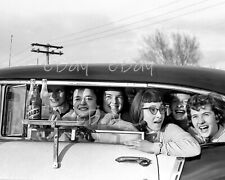 Vintage Girls at a Drive-in 8x10 Photo Reprint picture