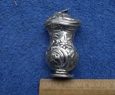 Fine 18th C DANISH Rococo Silver DOUBLE LID SNUFF BOX / Hovedvandsaeg picture