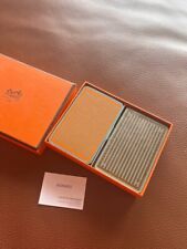 Hermes Playing Cards 2 Trump Set New Box Card Authentic Green Mini Game Rare picture