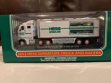 NIB 2013 Hess Gasoline Collectible Mini Miniature Toy Truck And Racers. NIB  picture