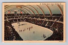 Hershey PA-Pennsylvania, Interior Hershey Sports Arena, Vintage c1946 Postcard picture
