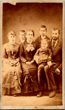 Antique CDV circa 1860 Photograph Man  Family ID'D Cornilas Smith picture