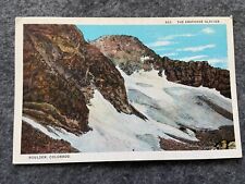 The Arapahoe Glacier, Boulder Colorado Vintage Postcard picture