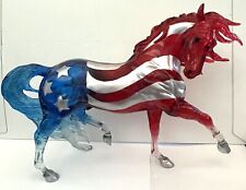 Breyer Traditional  #1845 AMERICANA OLD GLORY Clearware Esprit Stallion - EXC picture