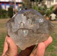 Exceptional Smokey Gwindel Quartz Crystal with Sharp Lustre & Rainbow (N6) picture