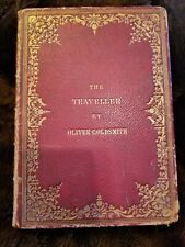 The Traveller Oliver Goldsmith book signed 1862 picture